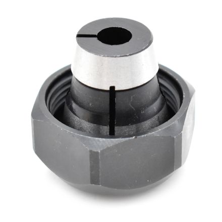 Big Horn 19698 1/4 Inch Router Collet with Nut for Makita Routers - Replace Makita 193214-9