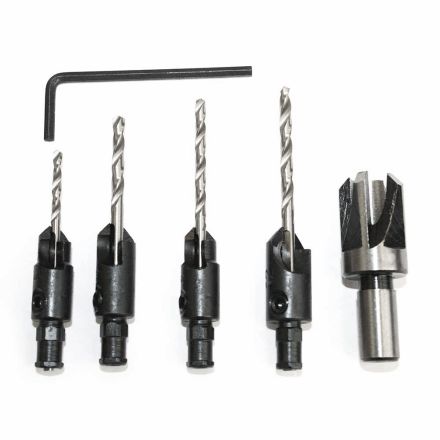 Countersink Set with Plug Cutter W.L Fuller 103490RC